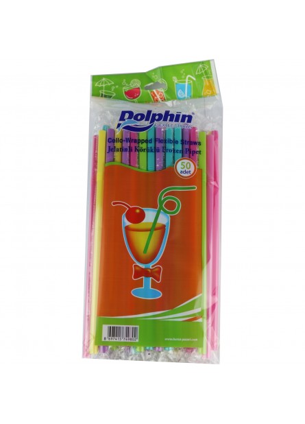 Dolphin Jelatinli Körüklü Frozen Pipet 50'li