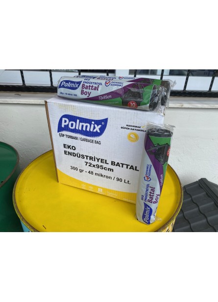 Battal Çöp Torbası 72x95 cm 1 Koli = 20 Rulo