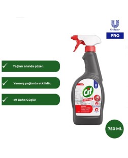 Cif Professional Fırın Ocak Izgara Temizleyici Sprey 750 ML