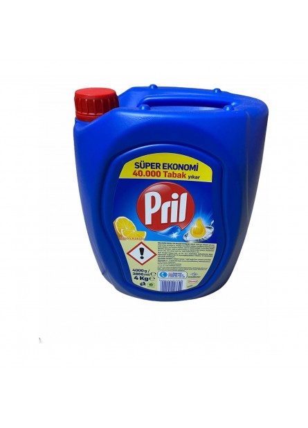 Pril Bulaşık Deterjanı Limon 4 Lt
