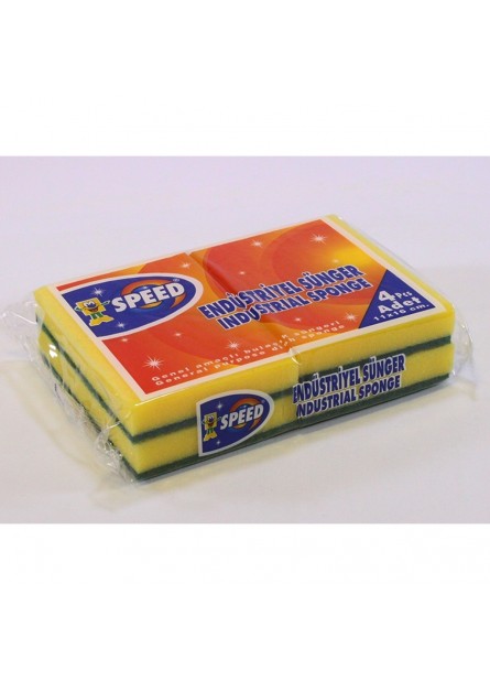 Acord Endüstriyel Bulaşık Süngeri 4'lü