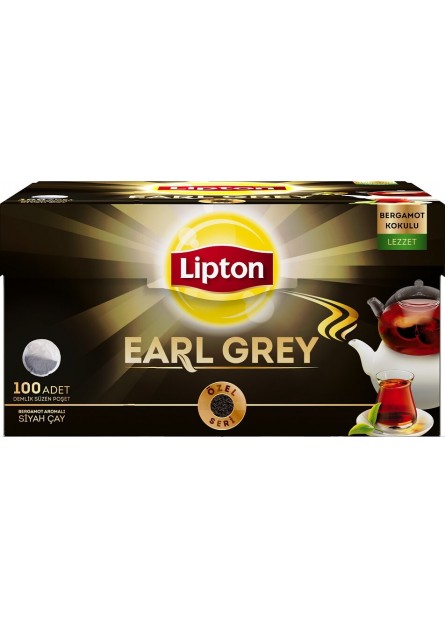 Lipton Earl Grey Demlik Çay 100'lü