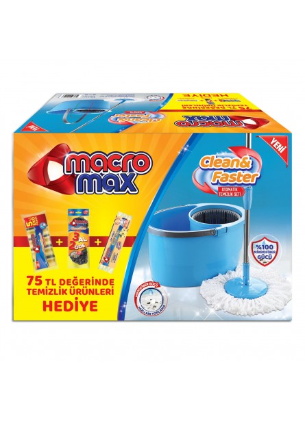Macromax Clean Faster Tablet Temizlik Seti