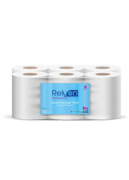 Relyon Professional İçten Çekme Havlu 6'lı 3 Kg