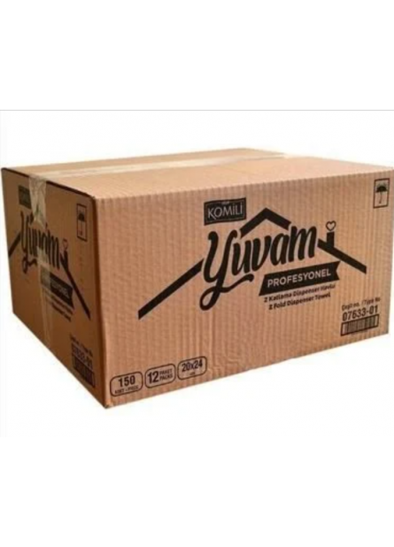 Komili Z Katlama Dispenser Havlu 150* 12 PK