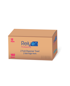 Relyon Z Katlama Dispenser Havlu 150* 12 PK